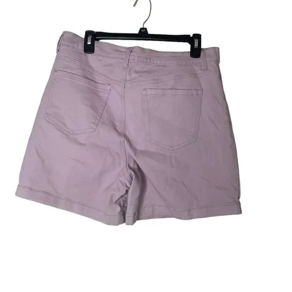Gloria Vanderbilt light Purple size 14   All Around Slimming Effect Shorts - Picture 2 of 7